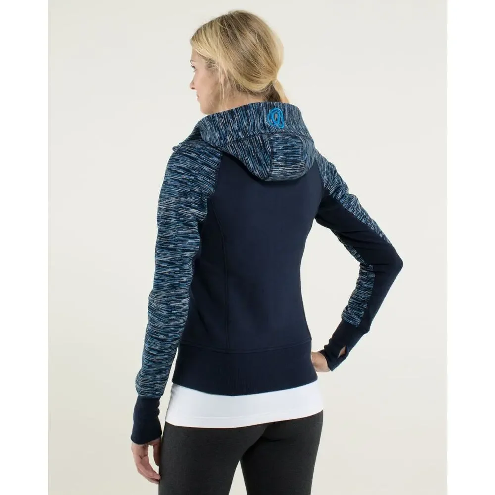 Lululemon Scuba Hoodie 10 Inkwell / Wee Are From Space Printed October Inkwell
